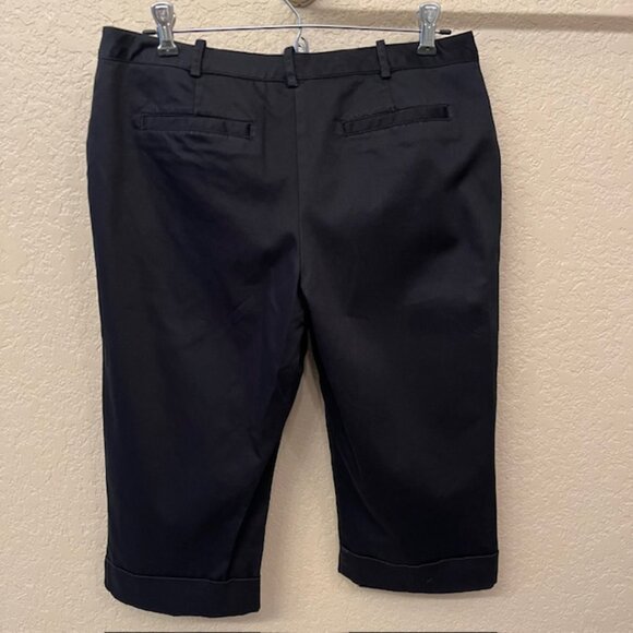 Worthington Modern Fit Black Capris Size 6P - Picture 2 of 4
